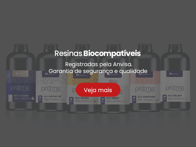 Resinas Biocompatíveis - Registradas pela Anvisa. Garantia de segurança e qualidade